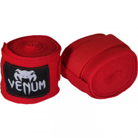 Бинты боксерские Venum Kontact 4m Red - фото 3