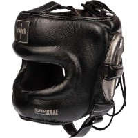 Бамперный боксерский шлем Clinch Face Guard черно-бронзовый
