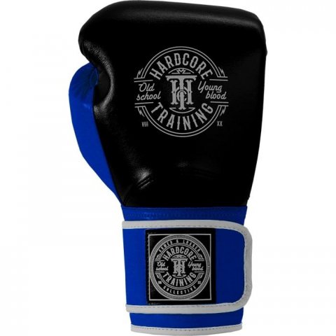 Боксерские перчатки Hardcore Training HardLea Black/Blue - фото 2